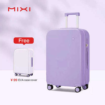 Mixi Puristic Design Travel Luggage Rolling Wheels.