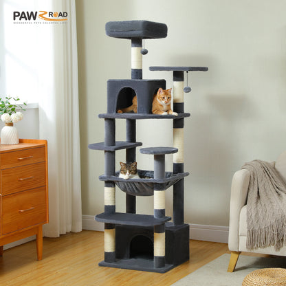 184cm Large Cat Tree and Tower for Indoor Cats.