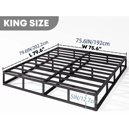 5 Inch Metal Smart Box Spring with Quick Assembly