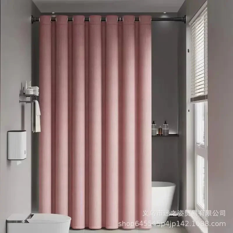 Wet Separation Partition Screen Shower Curtain