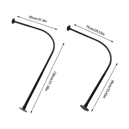 L-Shape Shower Curtain Rod