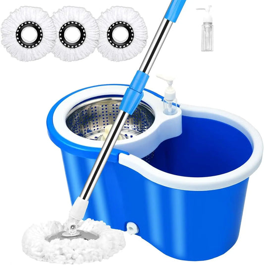 Spin Mop Bucket System with Wringer Set
