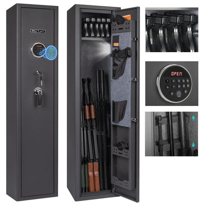 Mutak 3-8 Rifles Gun Safe for Home Rifles Pistols