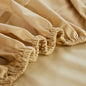 Luxury Solid Color Fitted 3Piece Sheets Set.