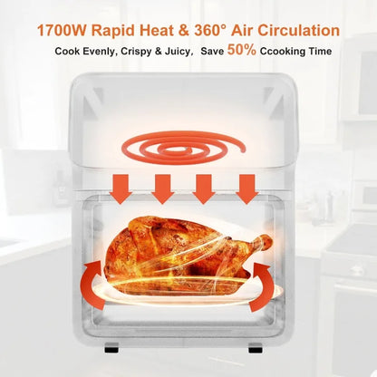 Air Fryer 12QT Convection Oven with 10-in-1 Multi Function