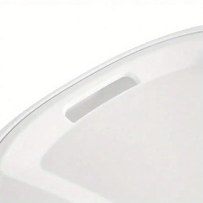 Plastic wheel laundry basket with flip design