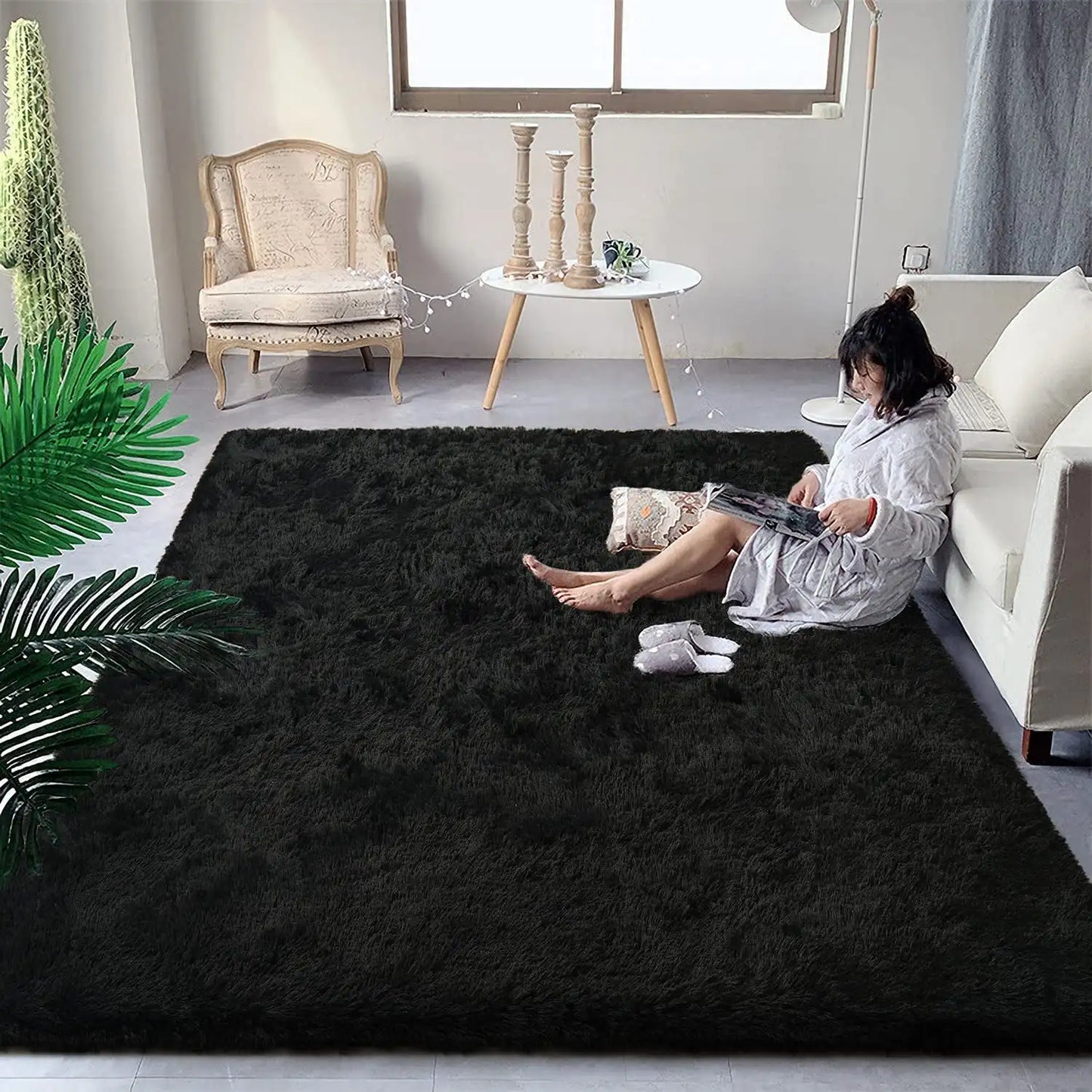Fluffy Rug Indoor Plush Soft Carpet