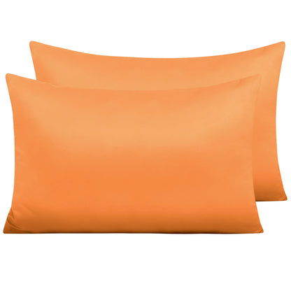2 Pack Satin Breathable Pillowcases for Hair