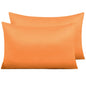2 Pack Satin Breathable Pillowcases for Hair