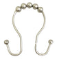 12 PC Premium Rust-Proof Stainless Steel Shower Curtain Hooks