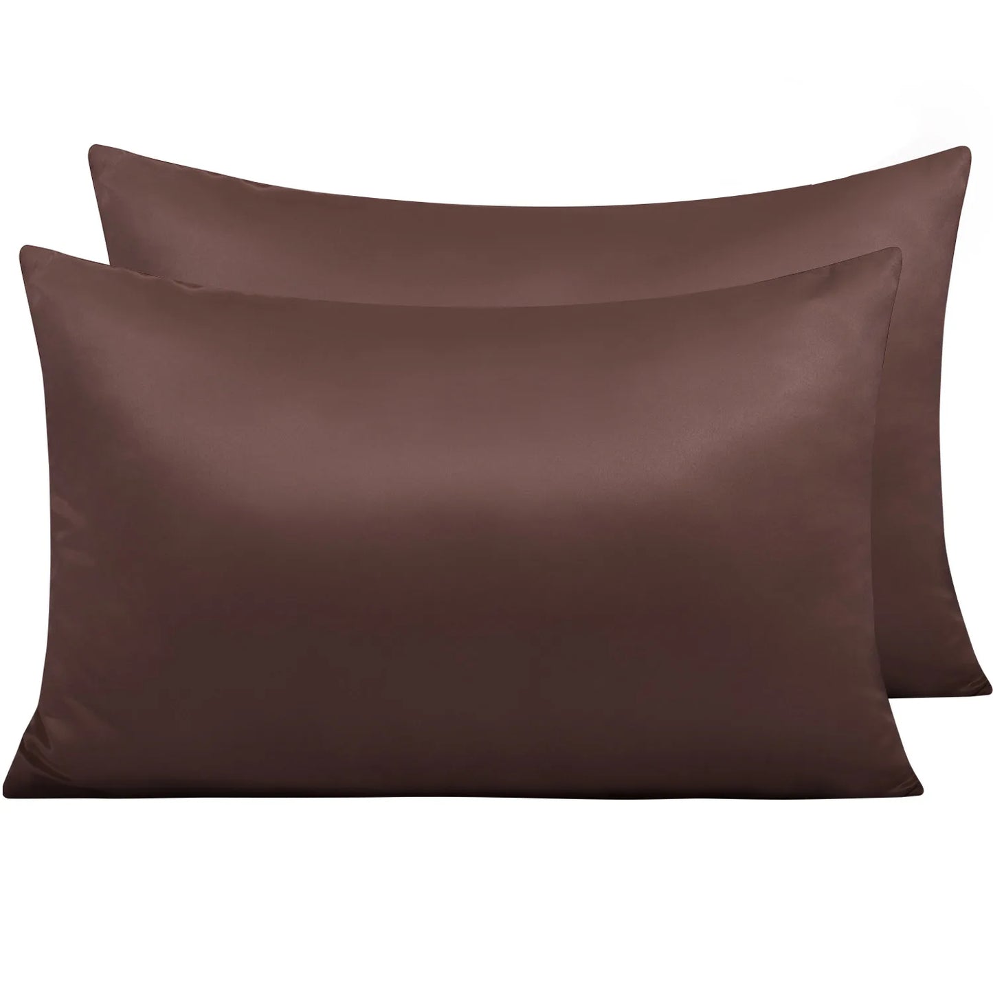 2 Pack Satin Breathable Pillowcases for Hair