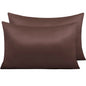 2 Pack Satin Breathable Pillowcases for Hair